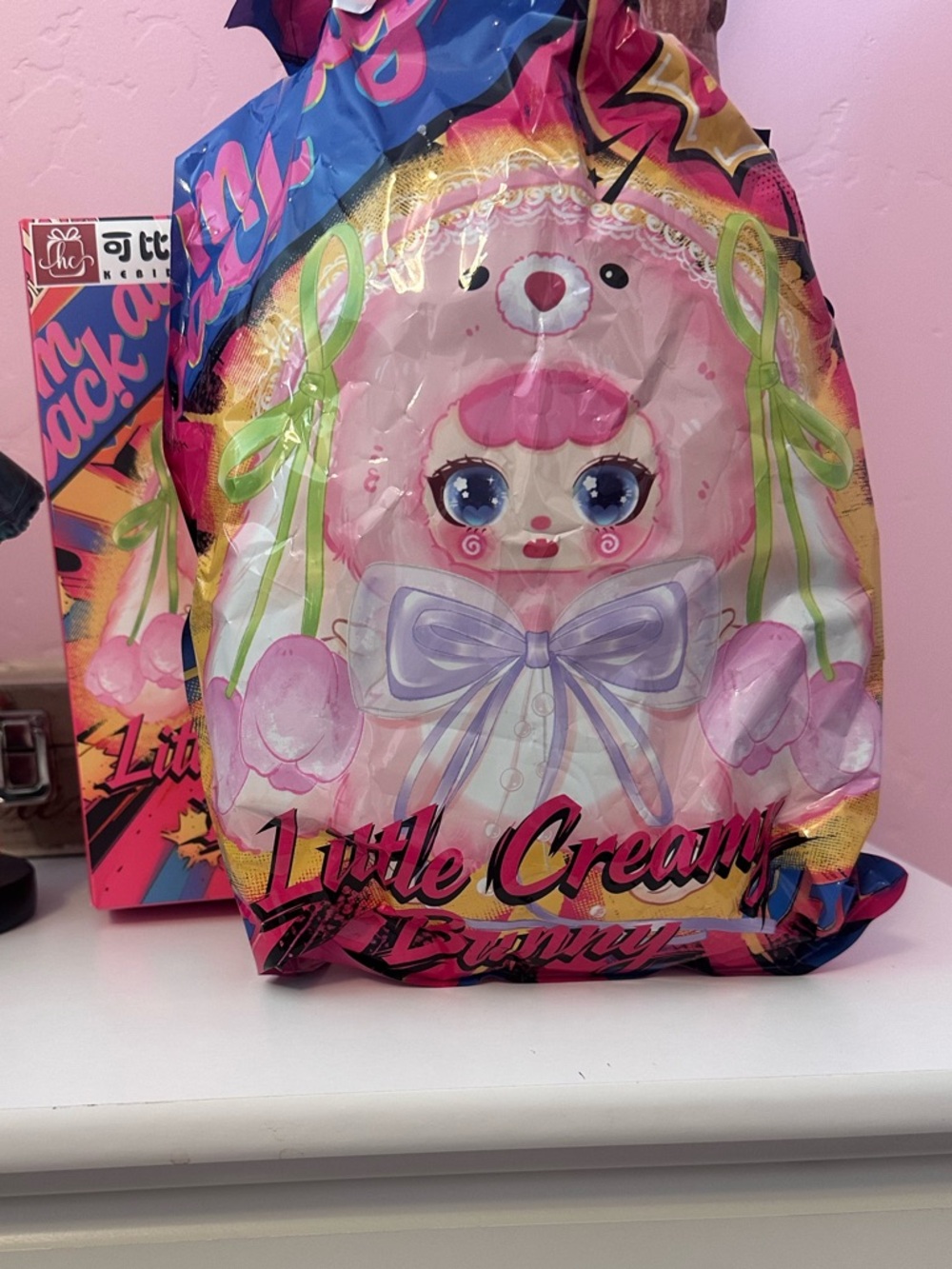 Kebidou Little Creamy Bunny Confirmed Warm Fleece Blossom Cluster - Picture 11 of 12
